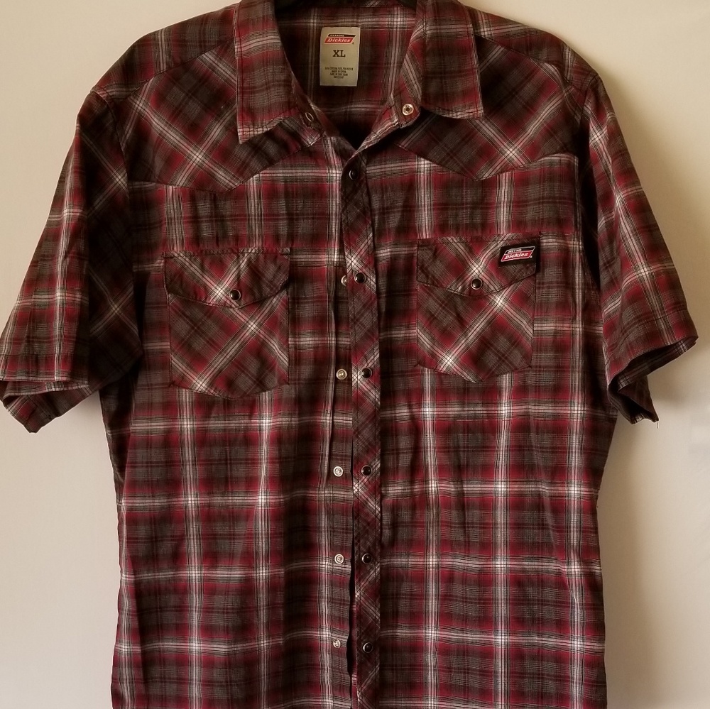 Dickies genuine snap buttons  XL shirt